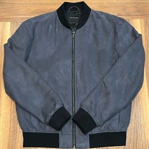 Banana Republic suede bomber jacket